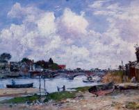 Boudin, Eugene - The Bridge over the Toques at Deauville